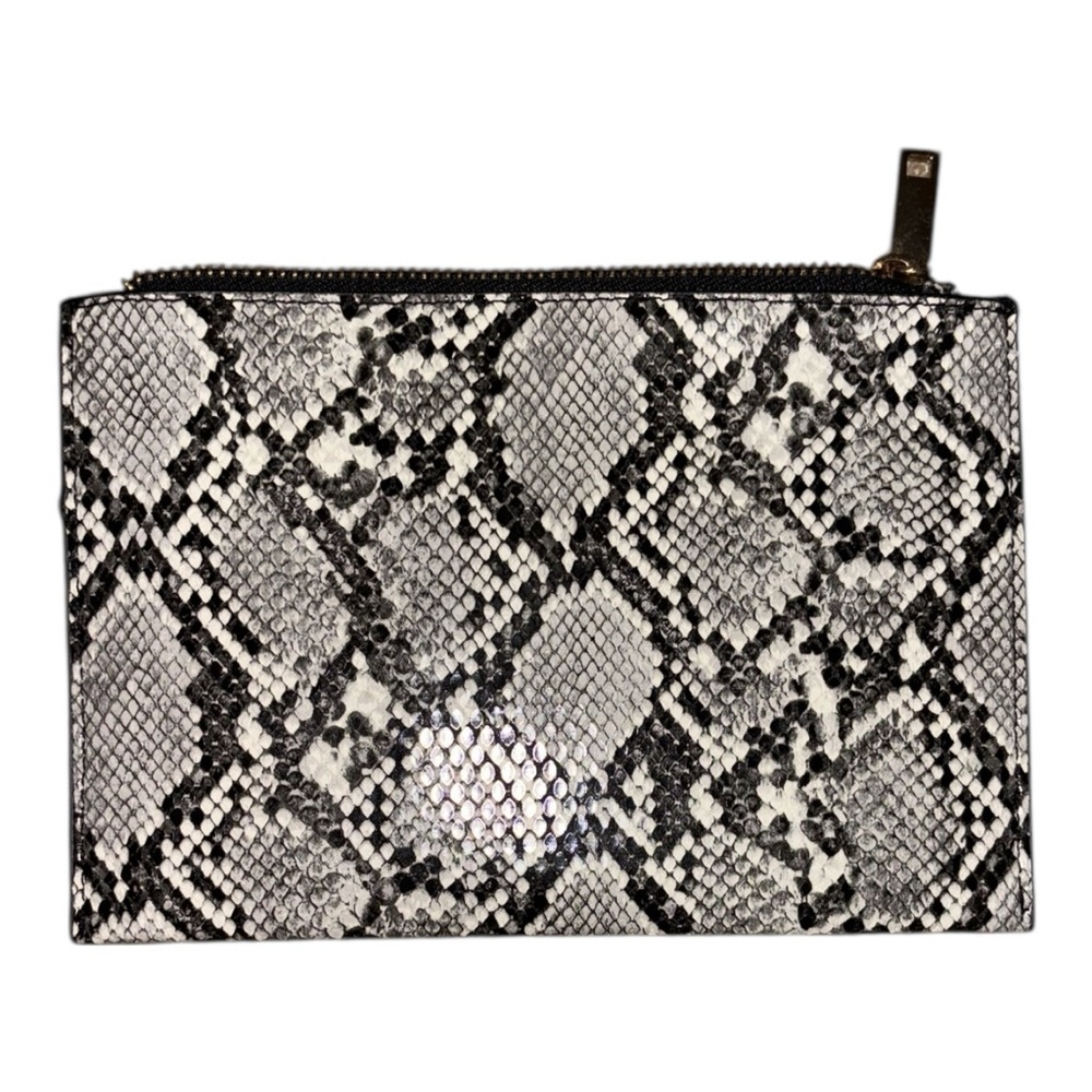 Mango Snakeskin Clutch, NWOT